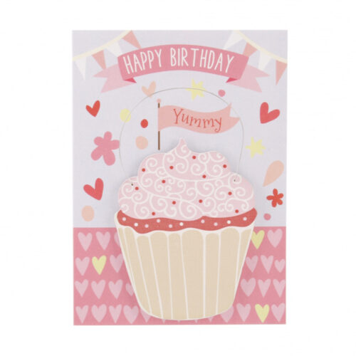 Birthday cupcake card