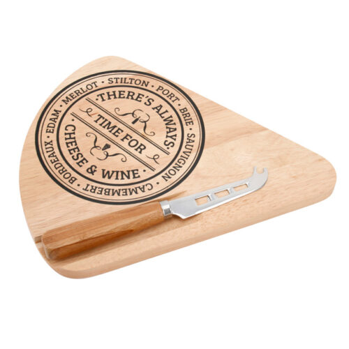 Cheeseboard & Knife 'There's Always Time For Cheese & Wine'