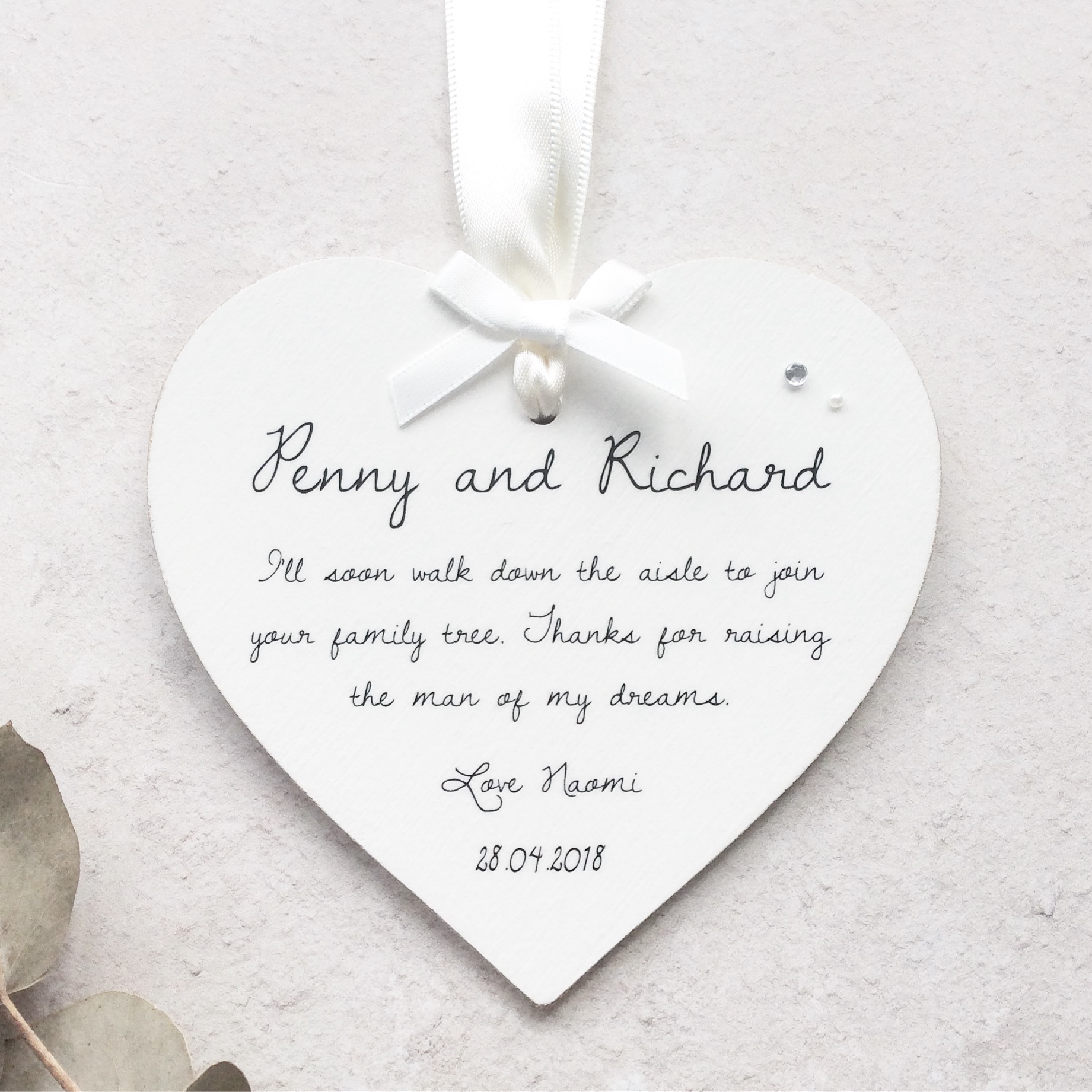 Wedding Heart - Joining the Family Tree