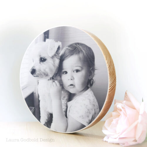 Round Photo Block