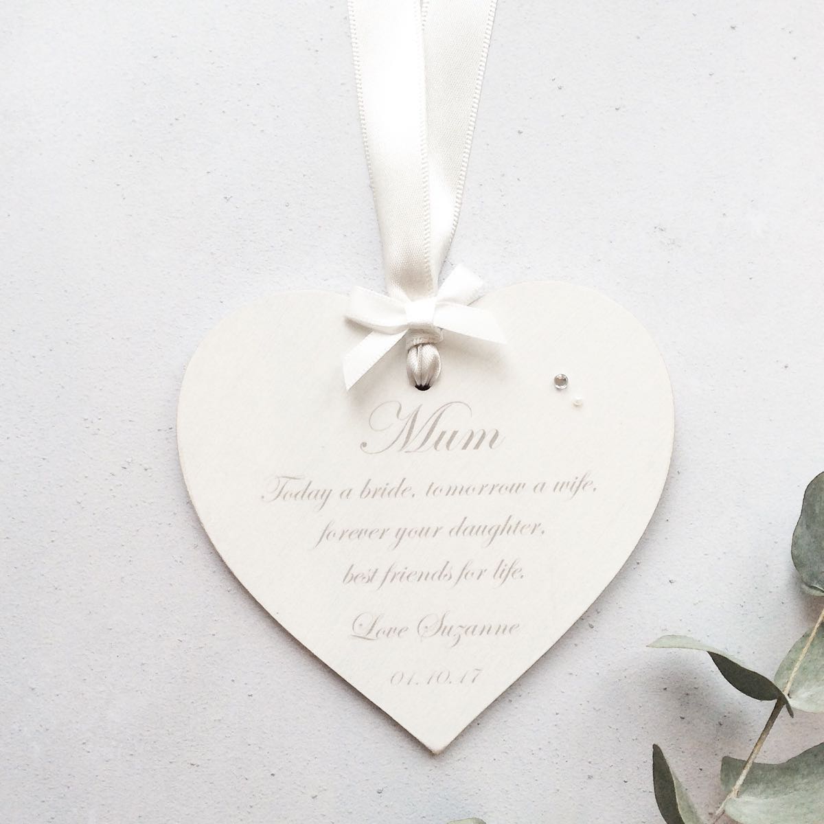 forever your daughter mother of the bride gift