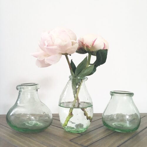 Wild Bouquet Glass Vases - Set of 3