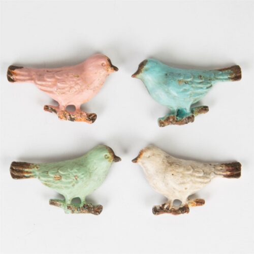 Pastel Bird Magnets - Set of 4