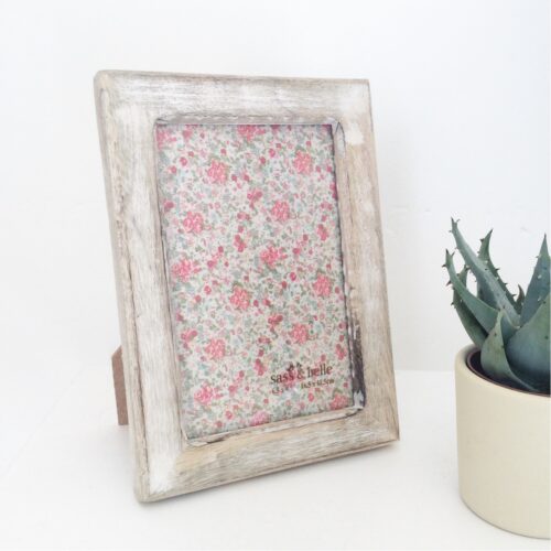 Wooden Whitewash Frame
