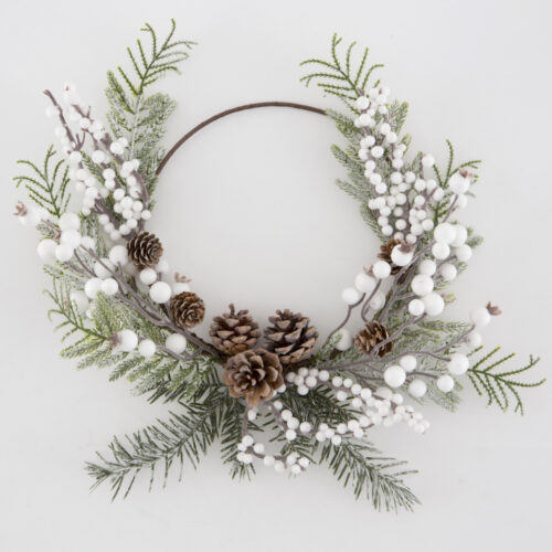 Frosty Hoop Wreath