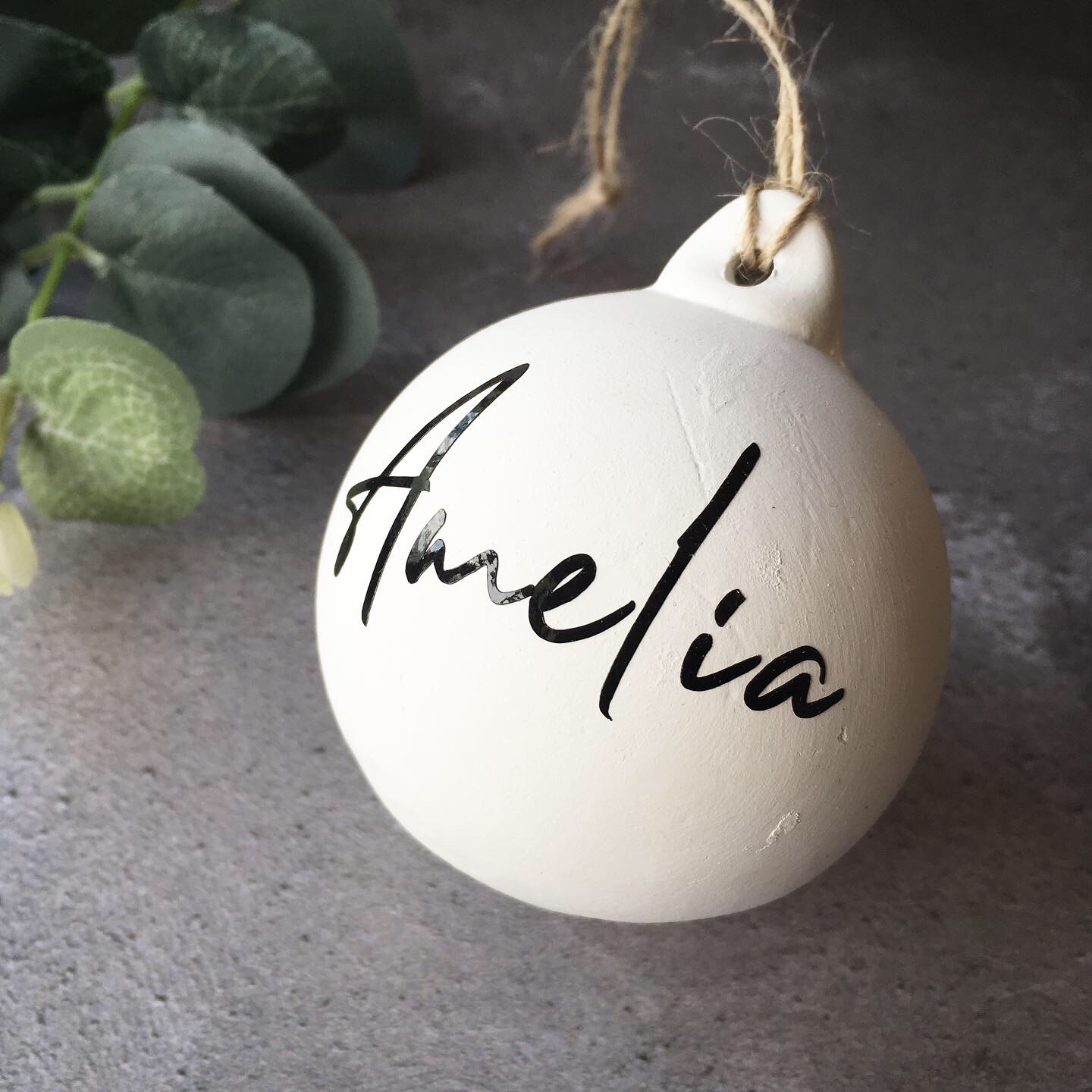 Personalised Ceramic Bauble