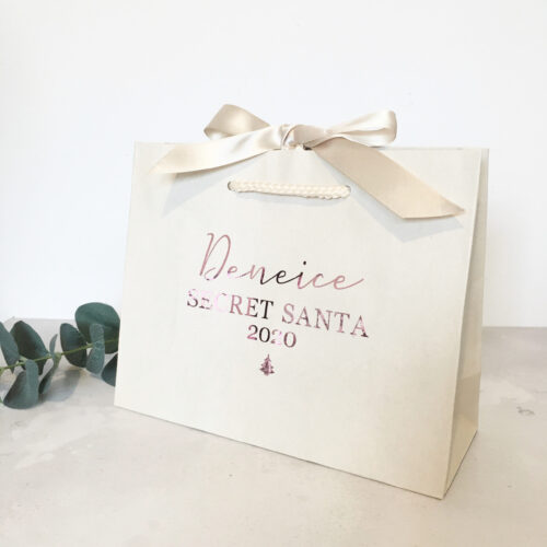 Personalised Christmas gift bag