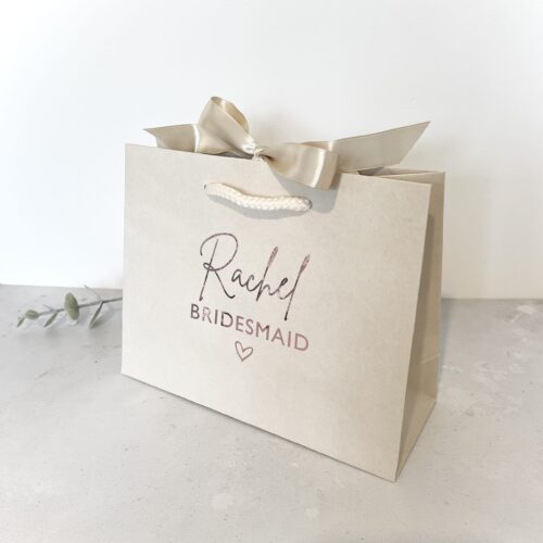 Personalised Luxury Wedding Gift Bag